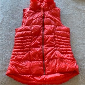 Lululemon Red Puffer Vest
